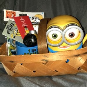 Despicable me/Minions gift basket.  Teachers/secretary/kids. Christmas anytime!